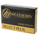 Weatherby Select Plus Swift Scirocco Rifle Ammunition .280 Ackley Improved 150 gr. PT 2925 fps 20/ct