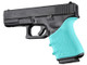 Hogue HandAll Beavertail Grip Sleeve Glock 19 23 32 38 Gen 3-4 Aqua