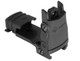 Rear Back Up Polymer Sight flip up with Windage Adjustment