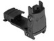 Rear Back Up Polymer Sight flip up with Windage Adjustment