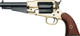 Pietta 1858 Remington Texas Sheriff Brass Frame Muzzleloader Pistol with Walnut Grips - .44 cal 5-1/2"