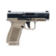 Canik Mete MC9LS Handgun 9mm Luger 17rd Magazines(2) 3.64" Barrel Optic Ready Black Slide FDE Frame