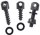 Outdoor Connection Swivel Base 3-Piece Screw Set - Black