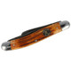 Remington Back Woods Stockman 3 1/2" Folder Knife 3 Blades Brown