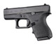 Hogue HandAll Beaver Tail Grip Sleeve Glock 42 43 - Black