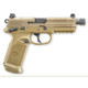 FN FNX-45 Tactical Handgun Bundle .45 ACP 15rd Magazines (5) 5.3" .578x28 Threaded Barrel FDE