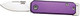 1.5" PURPLE/SS ALUMINUM HANDLEBEAR & SON SLIP JOINT FOLDER 