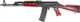 30RD SERBIAN RED FURNITUREZASTAVA M90 AK 5.56 NATO/223 