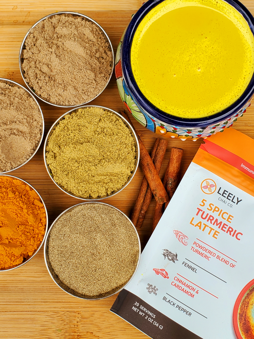 5 Spice Golden Turmeric Latte