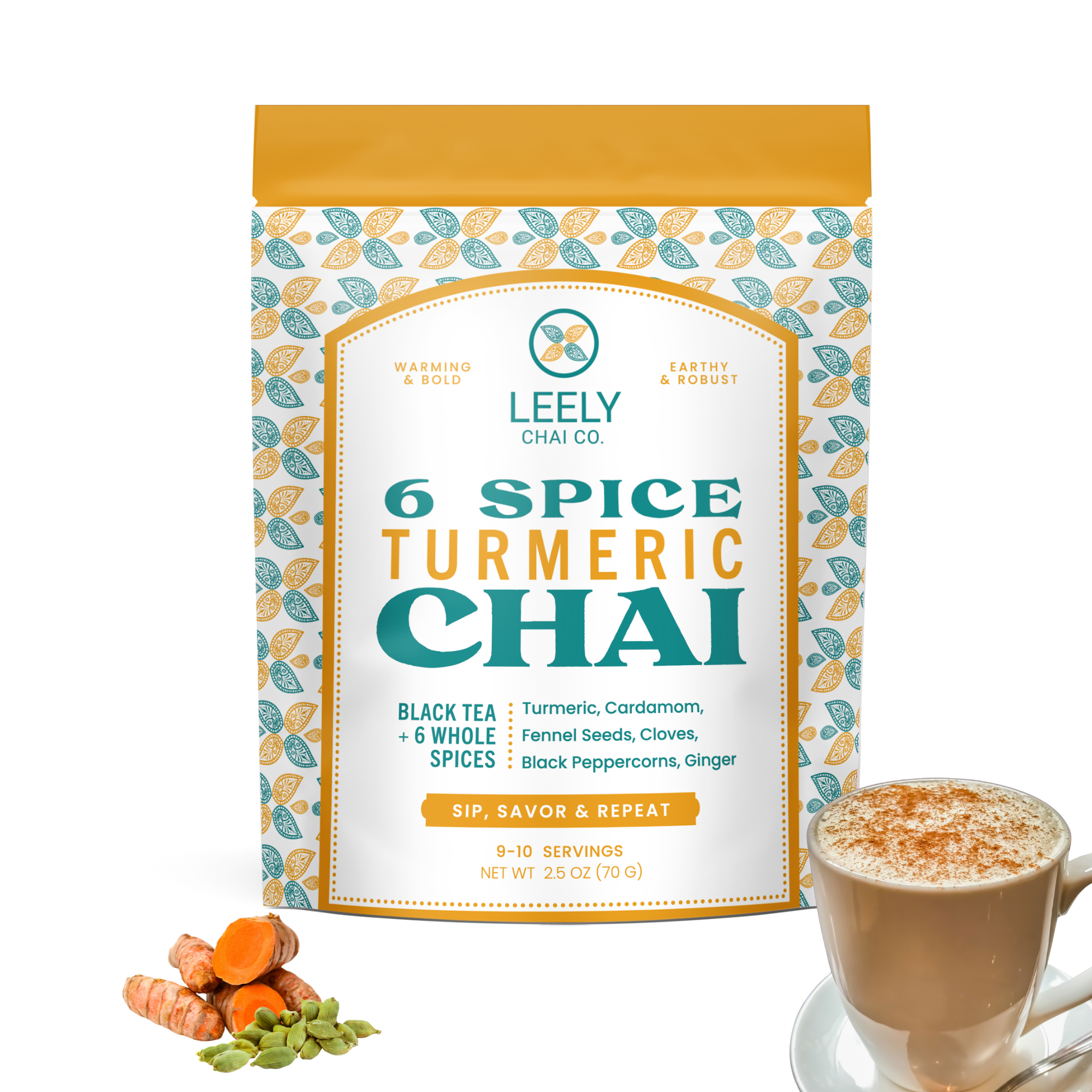 Authentic Turmeric Chai Tea