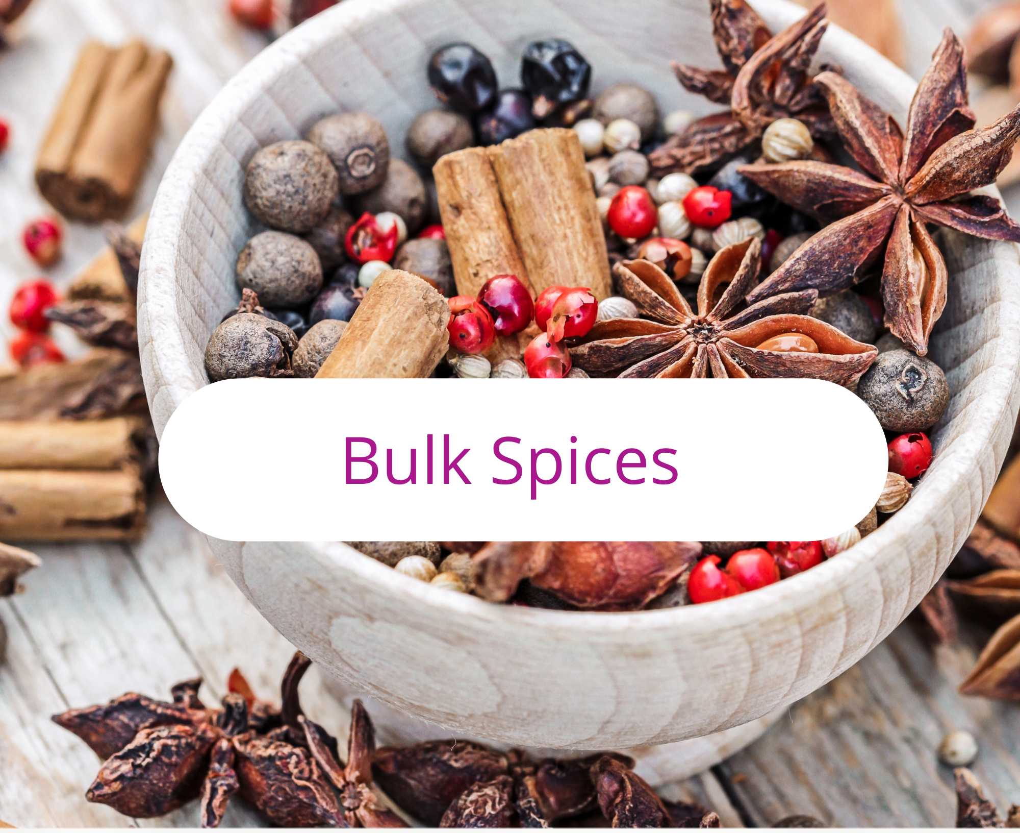 Spices, Bulk Spices, Chai Spices