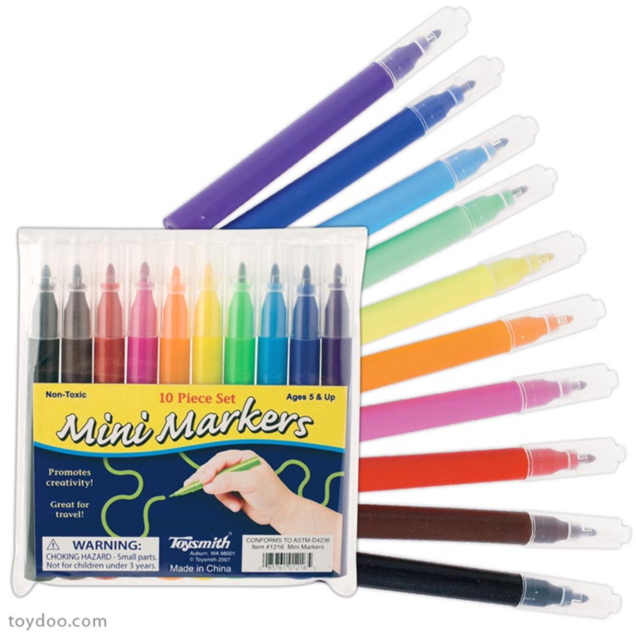 Buy wholesale 18 MINI CUTE markers, in PROMO SIZE (equivalent to 15+3) in a  cardboard sleeve