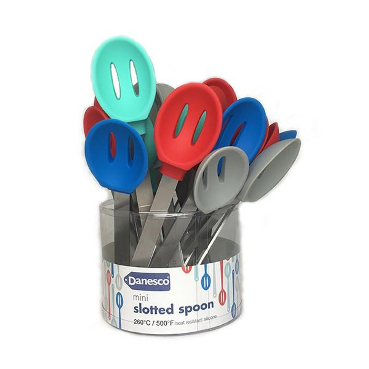 Danesco Mini Silicone Slotted Spoon