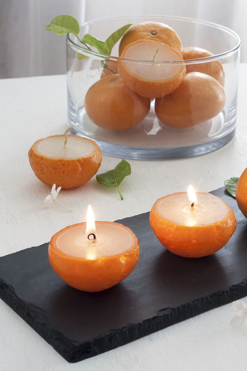 Vance Kitira Scented Tangerine Fruit Votive Little Obsessed