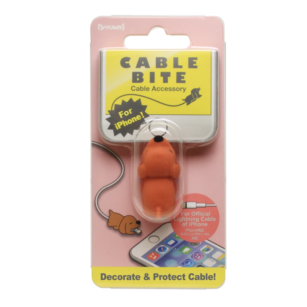 1Pc Cute Bite Cartoon Animal Cable Protector Cord ... - Grandado