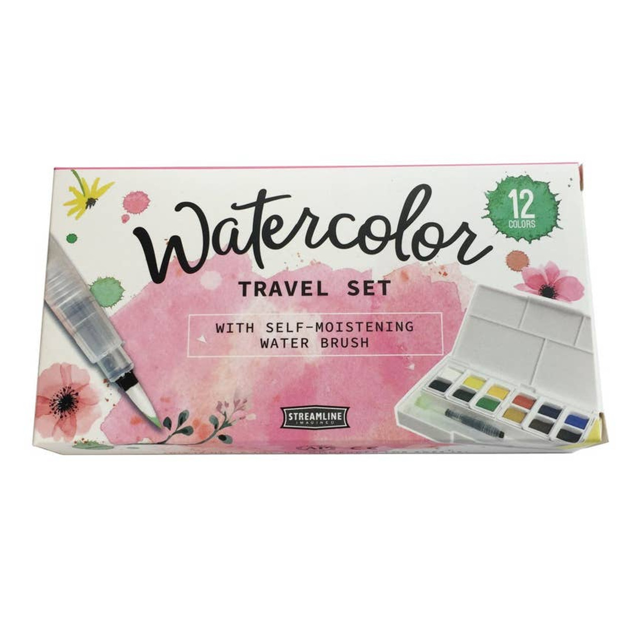travel watercolor set mini