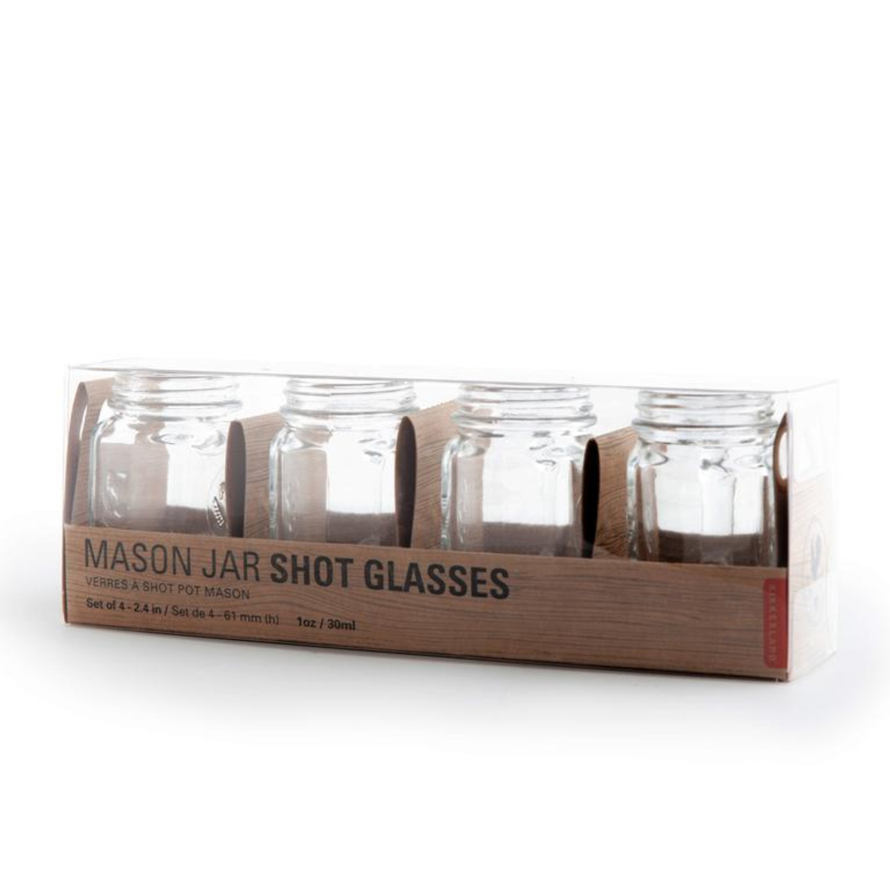 Mini Mason Jar Shot Glasses Set of 6 Shot Glasses 120 ml Each, Great for  Food Storage, Canning, Shot Glasses, and with a Great Gift tag Great for