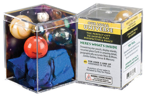 Marble Set - Local Universe: Earth, Mercury, Venus, Mars & Galaxy