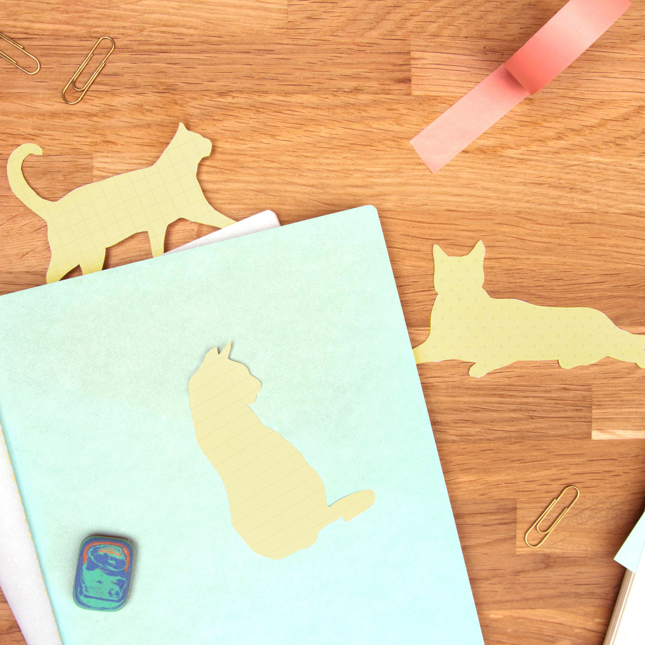 Cat Sticky Notes, Assortment of 3 - Little Obsessed