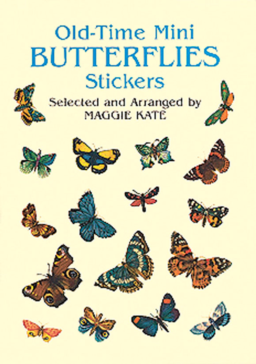 Old-Time Mini Butterflies Stickers [Book]