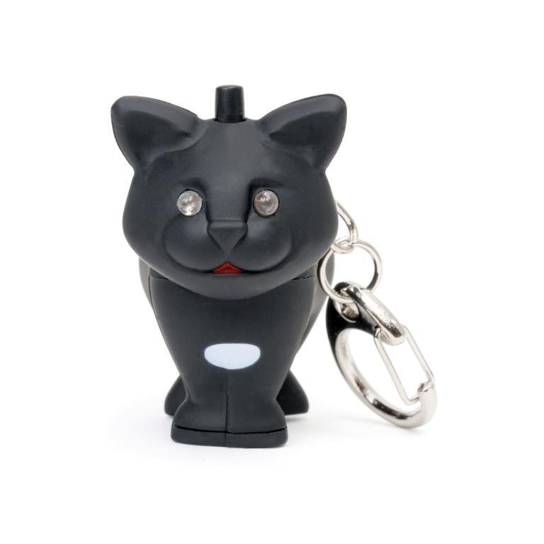 Black Cat LED Keyring - Little Obsessed