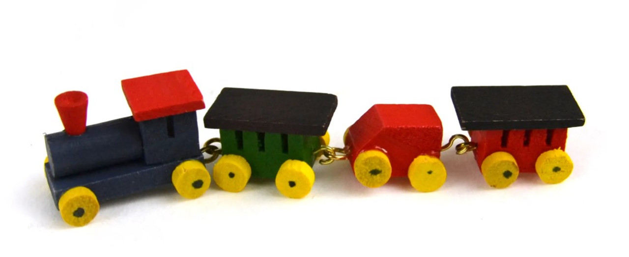 Tiny Wood Train Mini Train Set Little Obsessed