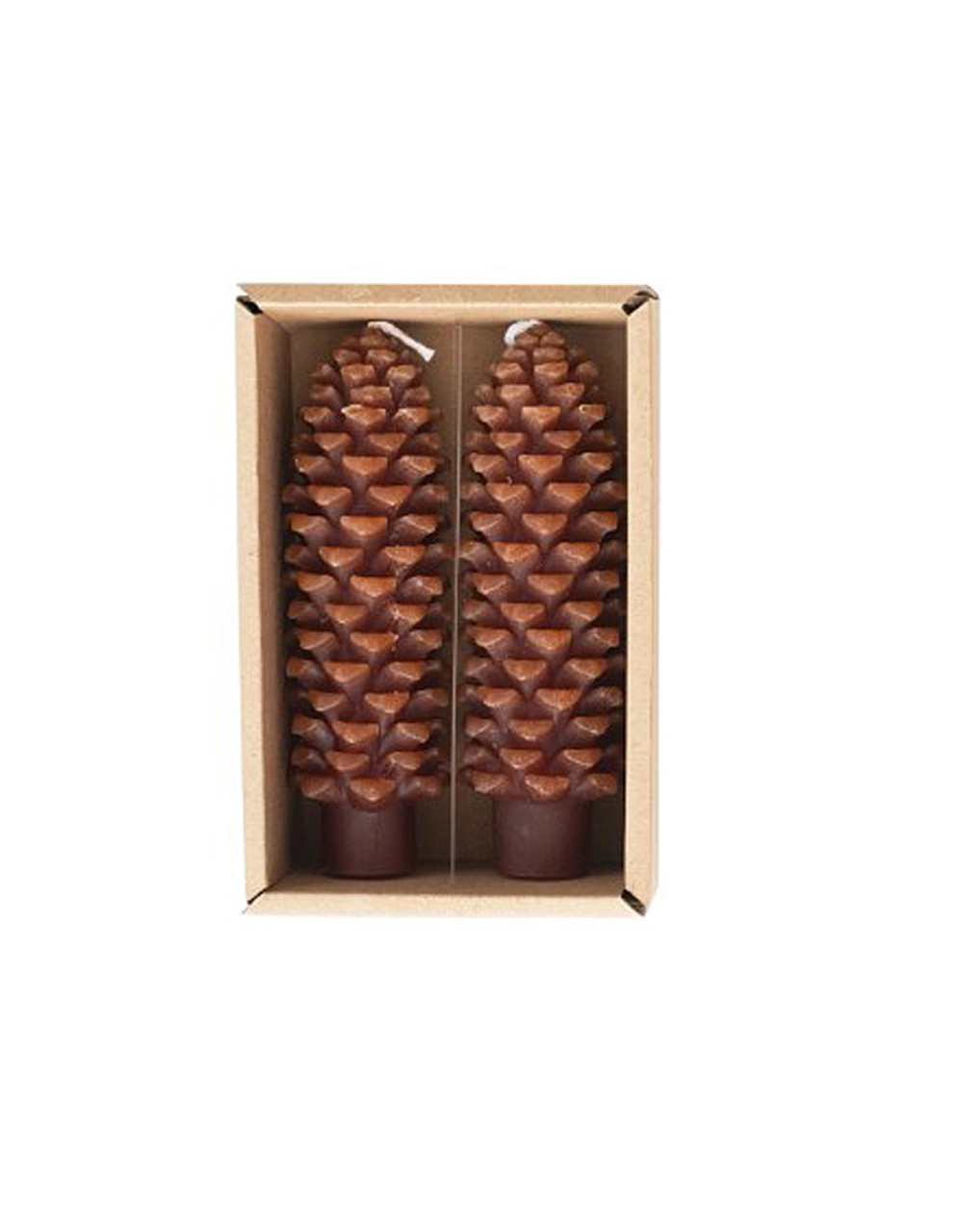 Mini Unscented Pinecone Tapers - Little Obsessed