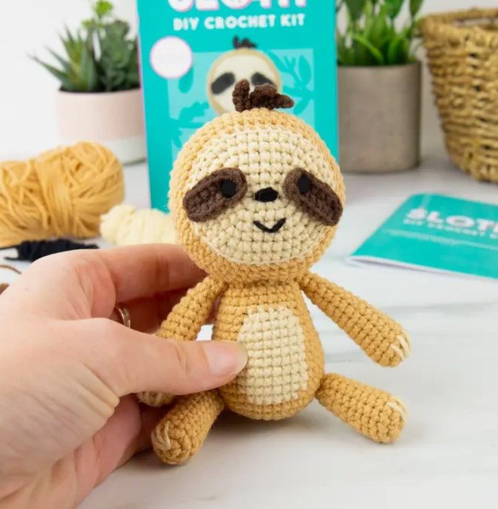 Sloth DIY Crochet Kit Little Obsessed