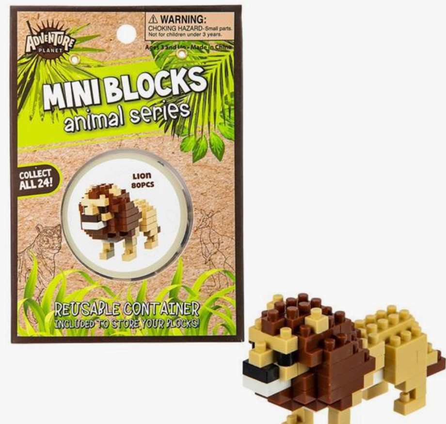 Mini Blocks - Lion - Little Obsessed