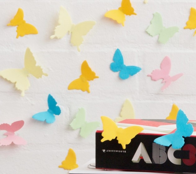 3D Butterfly Sticky Notes - Specimen Style Box - Little Obsessed