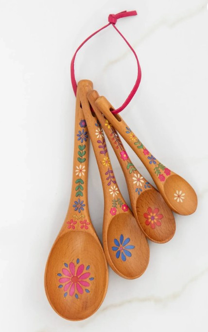 Natural Life Folk Flower Measuring Spoons - Thumbnail 4