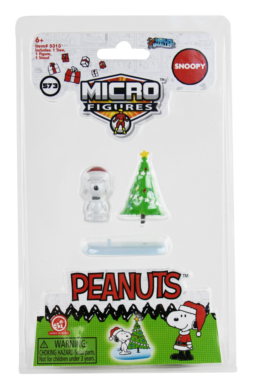 新品　北米版　Charlie Brown World's Smallest Charlie Brown Christmas Micro Figures - Little