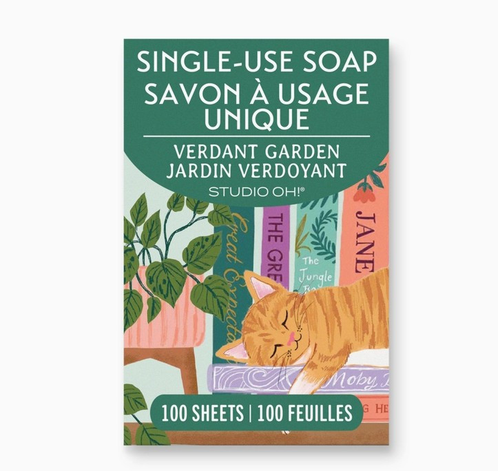 Green Garden Single Use Soap Sheets - Little Obsessed