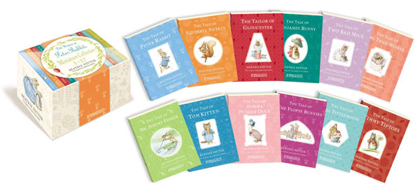 The Peter Rabbit Miniature Library (The World of Peter Rabbit)／Beatrix Potter Miniature World of Peter Rabbit, 12 Volume Bookcase Edition