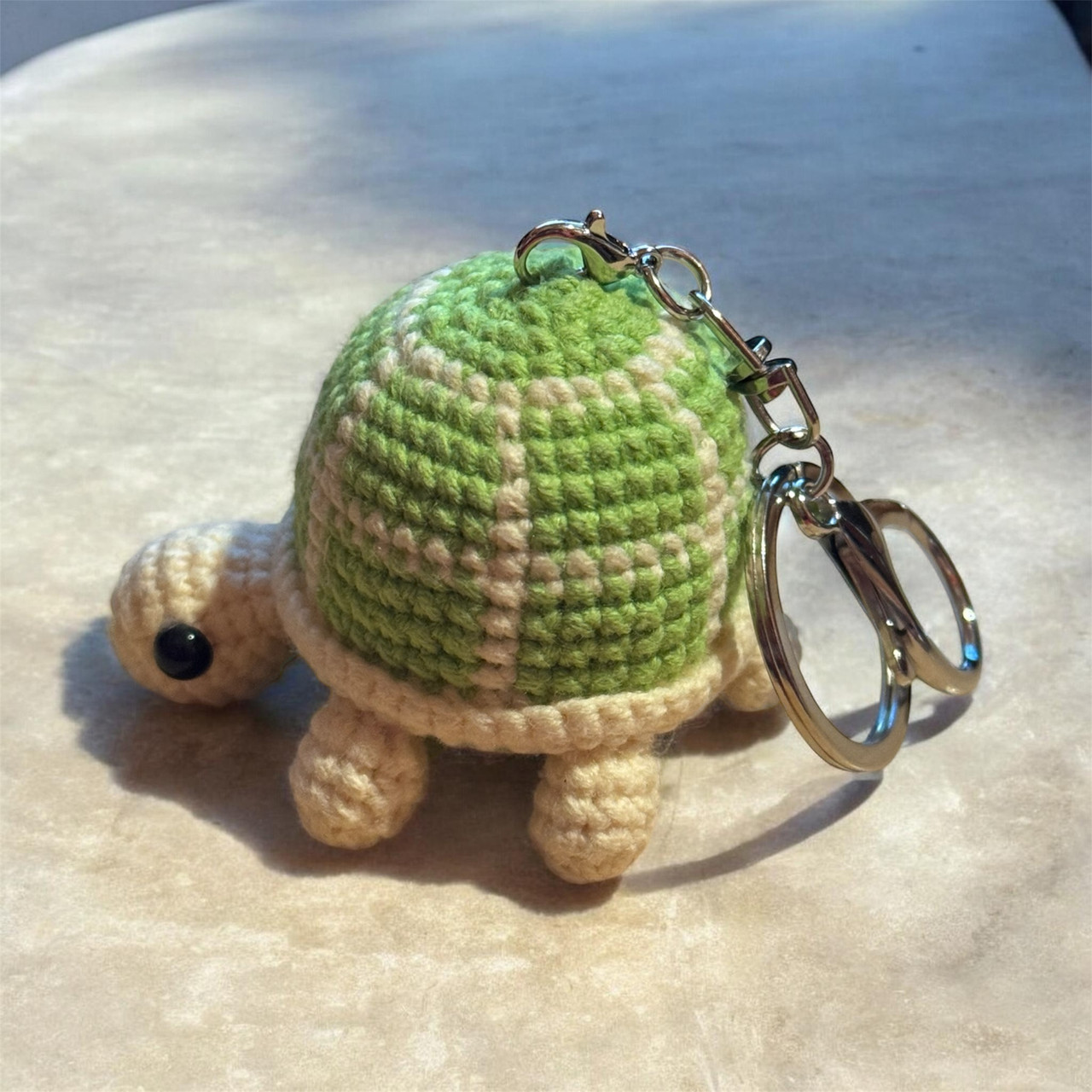 Crochet Turtle Keychain - Little Obsessed