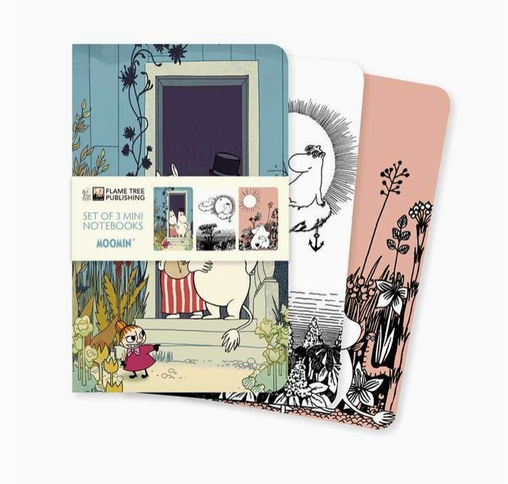 MOOMIN コレクション 3点セット Moomin Set of 3 Mini Notebooks - Little Obsessed