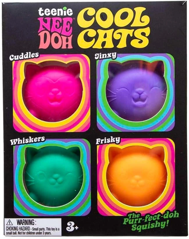 Needoh Teenie Cool Kittens 4 Pack Little Obsessed needoh-teenie-cool-kittens-4-pack-little-obsessed