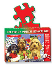 World's Smallest Jigsaw Puzzle - Yule Pups World's Smallest Jigsaw Puzzle - Yule Pups