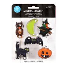 Halloween Mini Cookie Cutter Set, 6 Piece Halloween Mini Cookie Cutter Set, 6 Piece