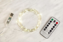 Extra Long Silver String LED Lights