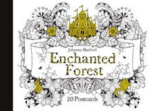 Enchanted Forest Coloring Postcards Enchanted Forest Coloring Postcards