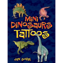 over Little Activity Book - Mini Dinosaur Tattoos  over Little Activity Book - Mini Dinosaur Tattoos
