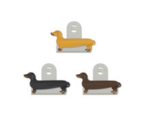 Dachshund Bag Clips, Set of 3 Dachshund Bag Clips, Set of 3