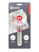 Kikkerland 2-in-1 Magnifier  Kikkerland 2-in-1 Magnifier
