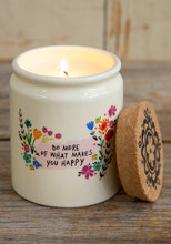 Natural Life Corked Candle - Do More of What Makes you Happy Natural Life Corked Candle - Do More of What Makes you Happy