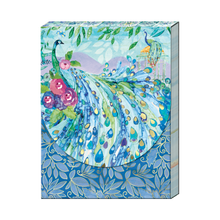 Pocket Note Pad - Pagoda Peacock 