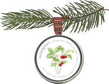 Potting Shed Tiny Seed Tin Ornament - Wintergreen  Potting Shed Tiny Seed Tin Ornament - Wintergreen