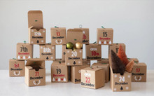 Advent Paper Boxes, Set of 24