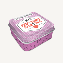 50 Sweet Things to Do On A Date Tin 50 Sweet Things to Do On A Date Tin