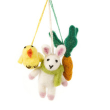 Handmade Needle Felt Easter Trio Handmade Needle Felt Easter Trio